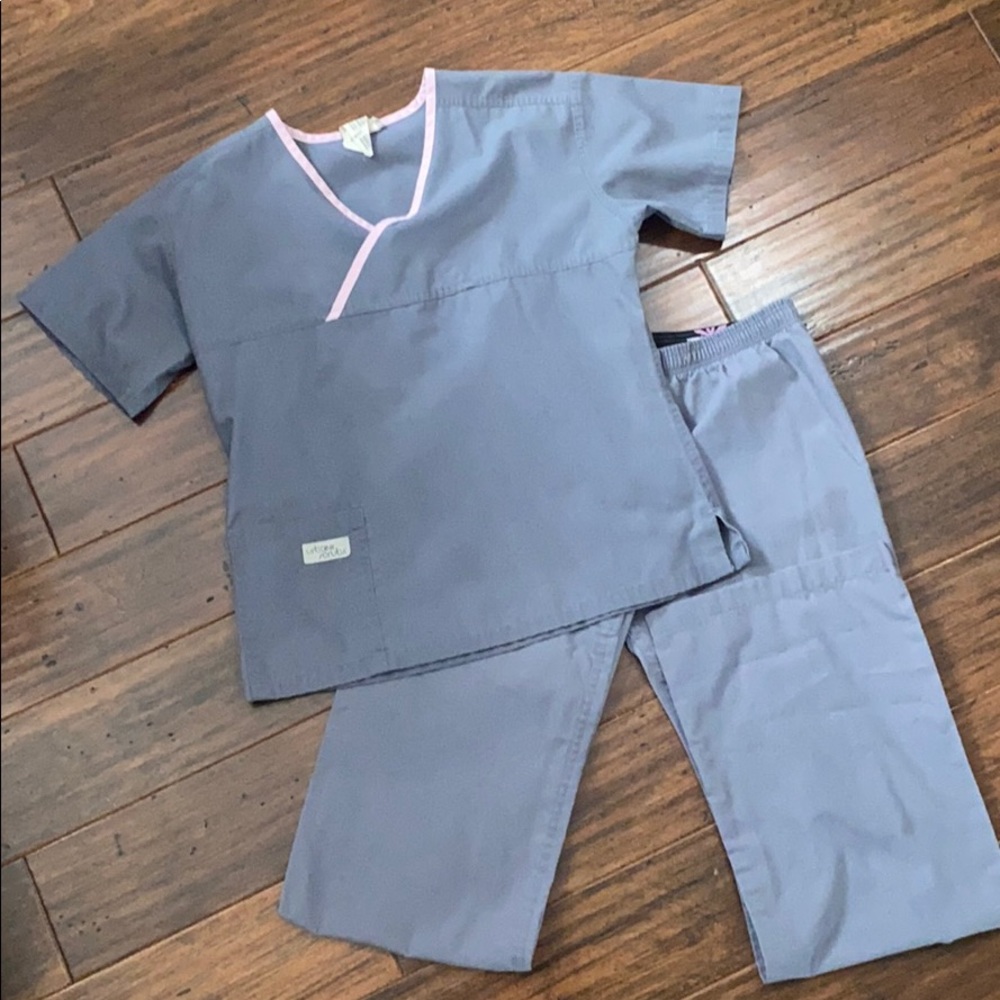 Urbane Scrub Set Small/extra Small grey pink